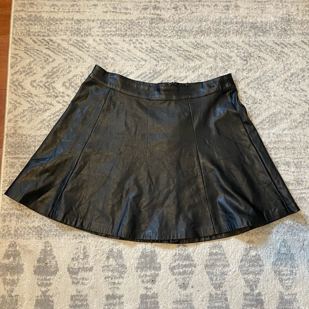 Pleather skirt from H&M